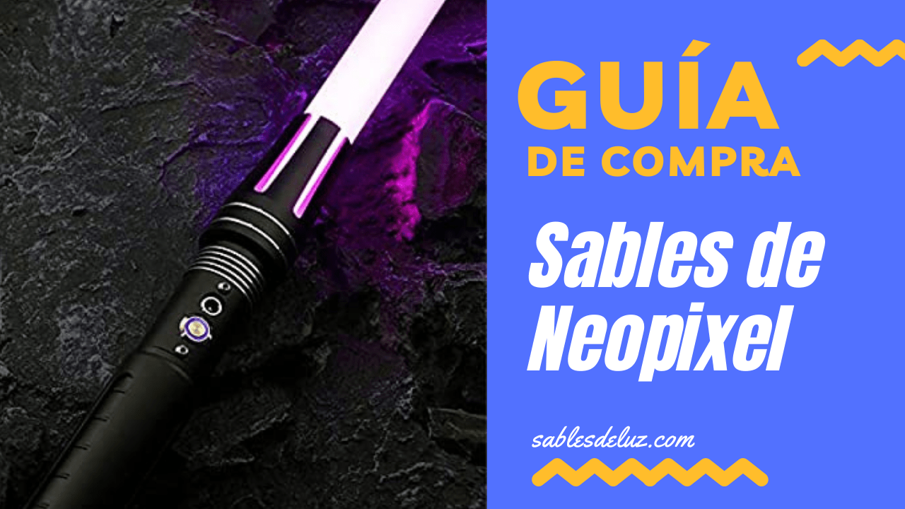 black series 27 sables de luz neopixel